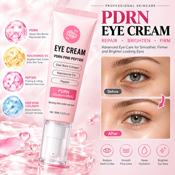 OEM Salmon DNA PDRN Peptide Eye Cream Anti Aging Dark Circle Remover