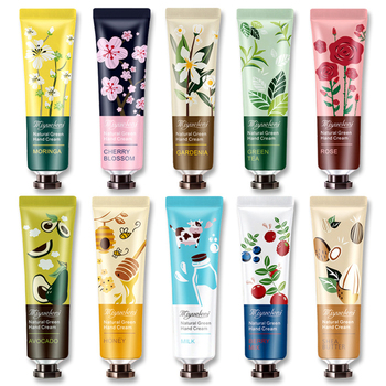Soft cosmetic squeeze tube hand cream lotion