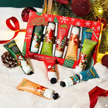 Nourishing mini hand cream and lip balm kit