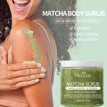 Matcha Tea Body Scrub Private Label Wholesale by Cairas