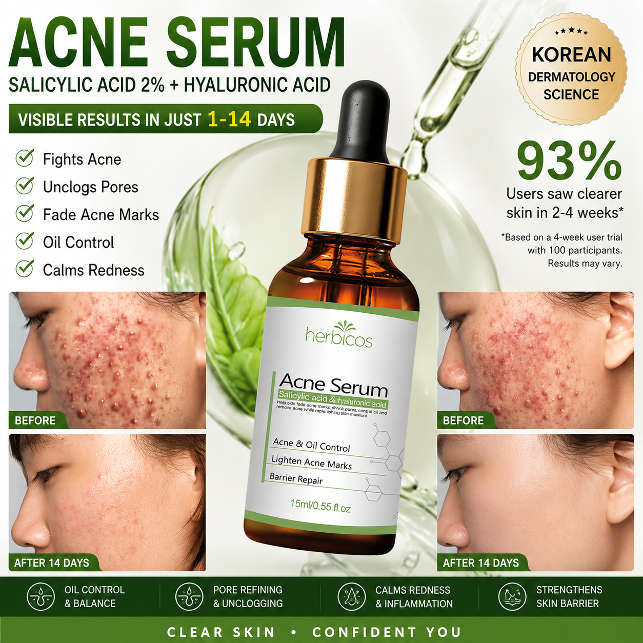 2% Salicylic Acid Anti-Acne Oil Control Serum