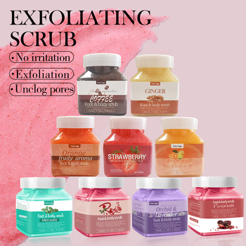 Exfoliating fruit sugar body scrub bulk manufacturing